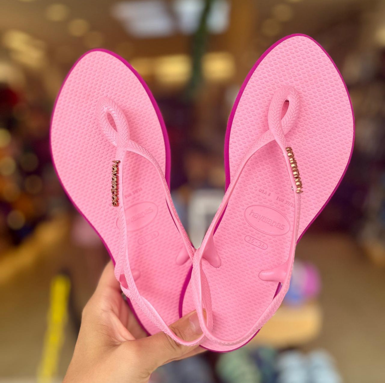 Havaianas Luna Point Rosa Frambosea
