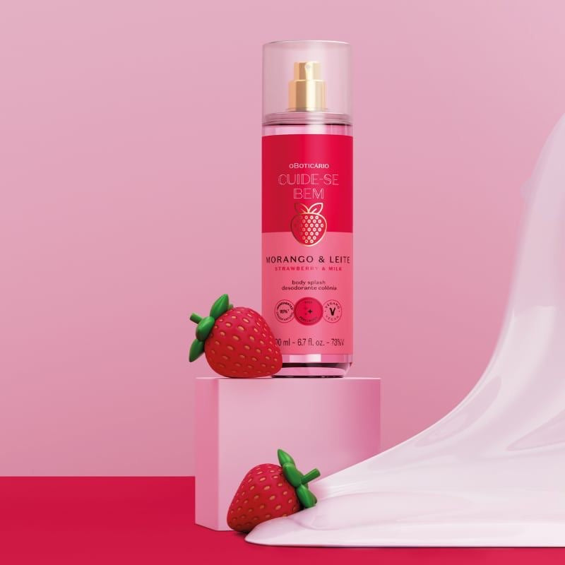 PRÉ-ORDER | Body Splash Morango e Leite