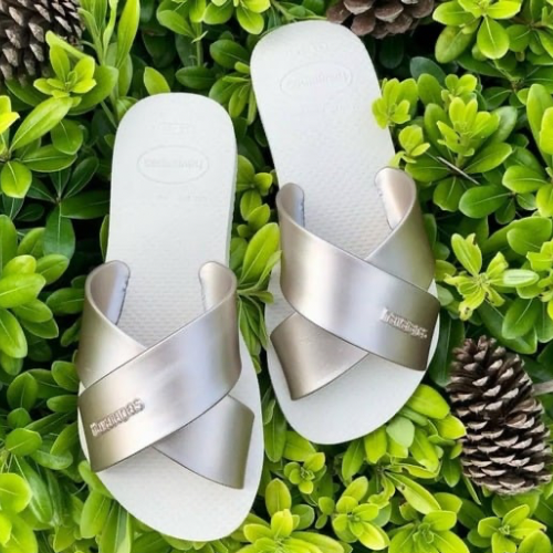 Havaianas Chic Champagne avec bijou