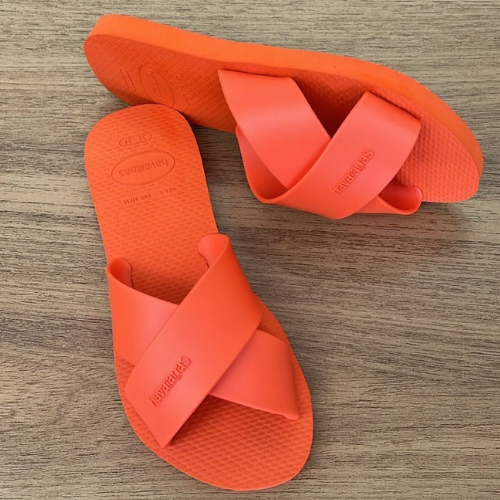 Havaianas Chic Laranja avec bijou