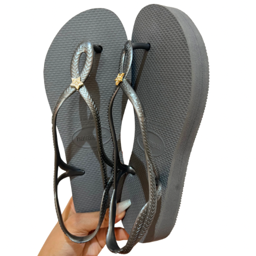 Havaianas Luna PlatformGrey sans bijoux