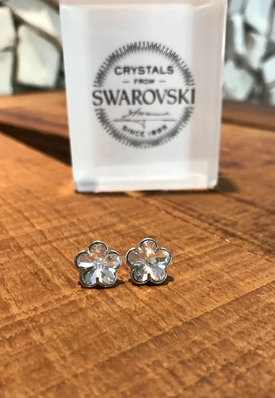 Crystal Bijou Fleur Blanc