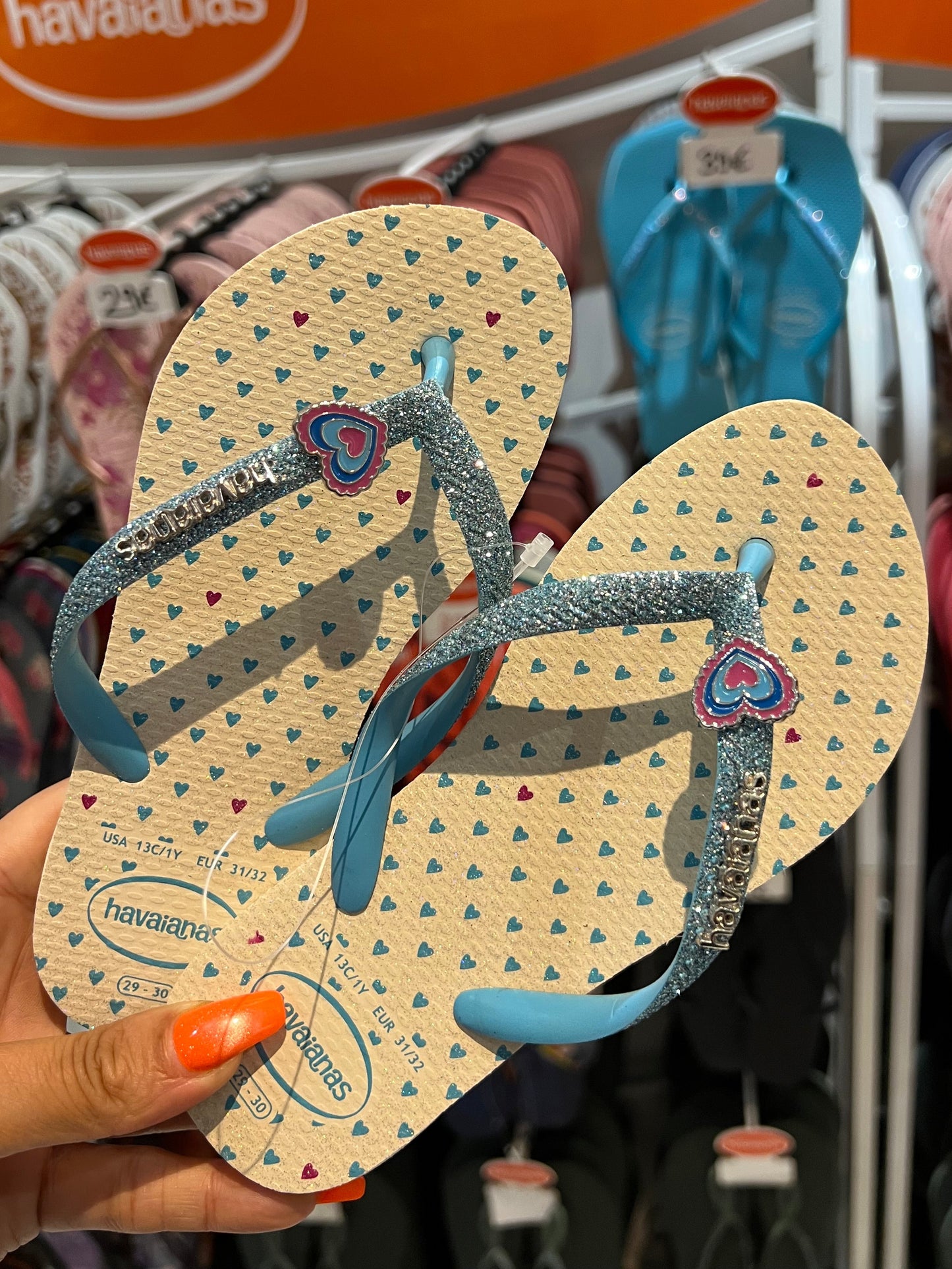 Havaianas Glitter Blue Love