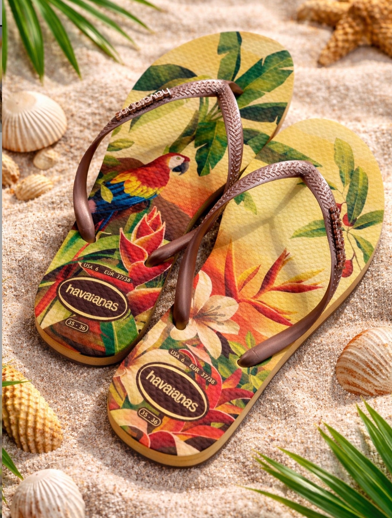Havaianas Tropical gold