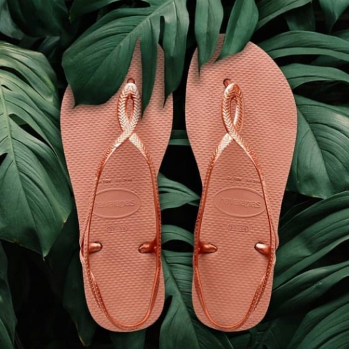 Havaianas Luna Rosa Gold