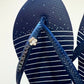 Havaianas Slim Nautical Blue + Bijou Crystal