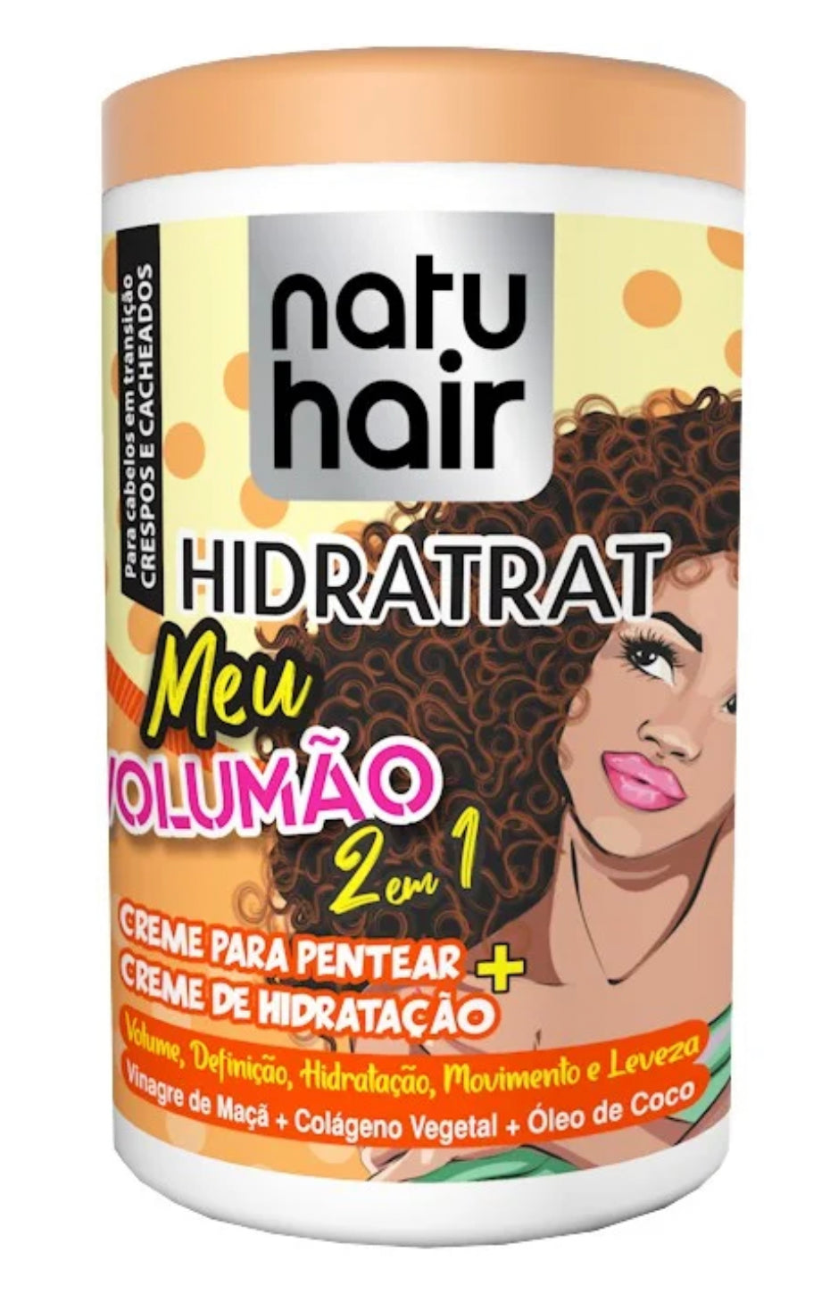 Crème coiffante Volume NatuHair 2 en 1 - 1KG