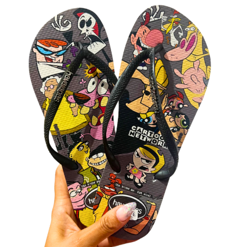 Havaianas Slim Cartoon Black
