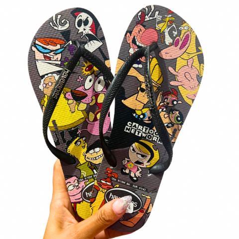 Havaianas Slim Cartoon Black