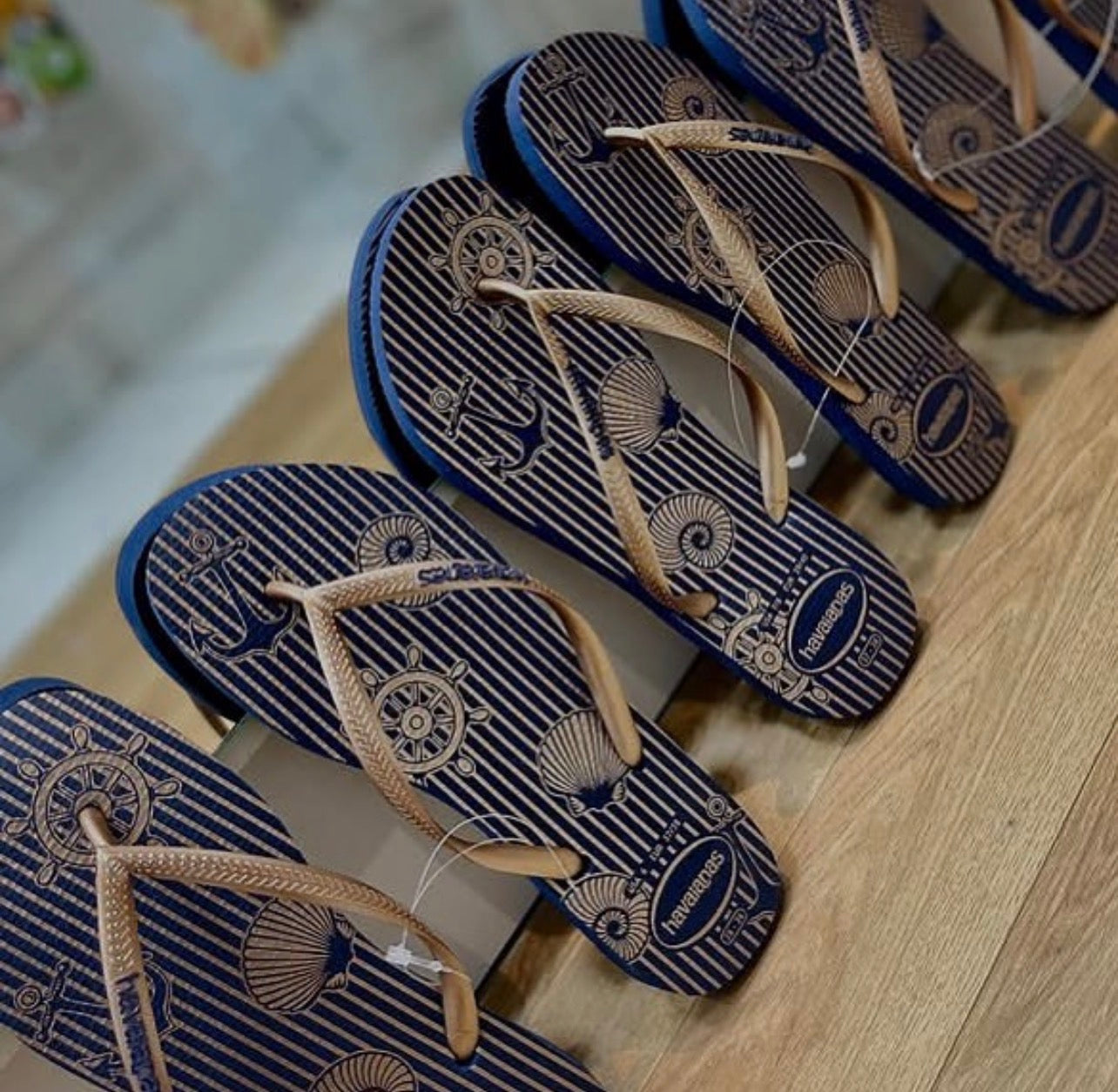Havaianas Slim Nautical Blue Gold