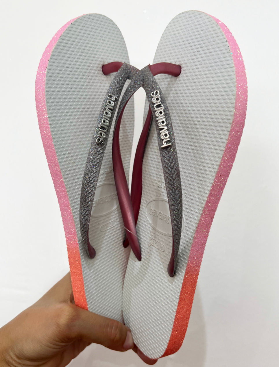 Havaianas Slim D Glitter Rosa O