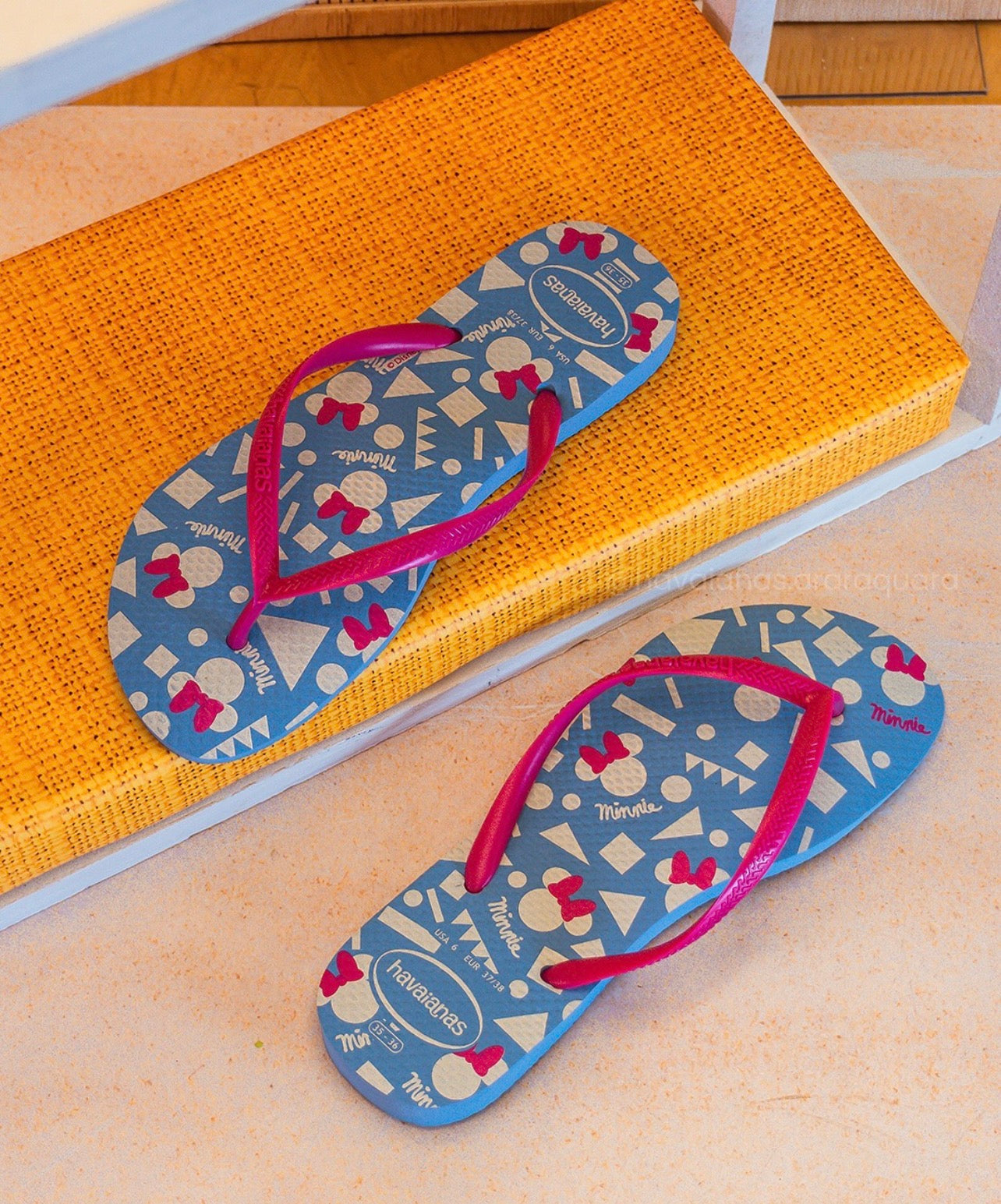 Havaianas Disney Minnie Rosa blue