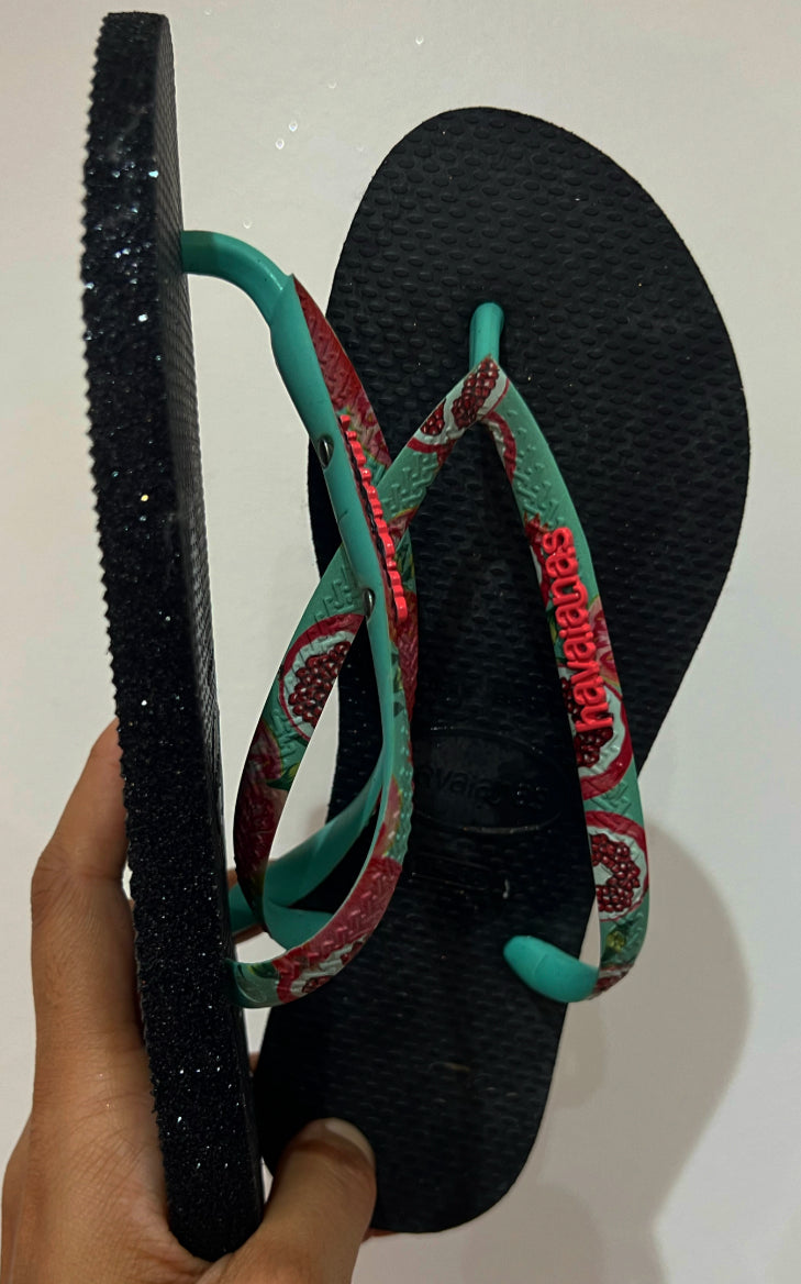 Havaianas Slim Grenade Semelle Glitter