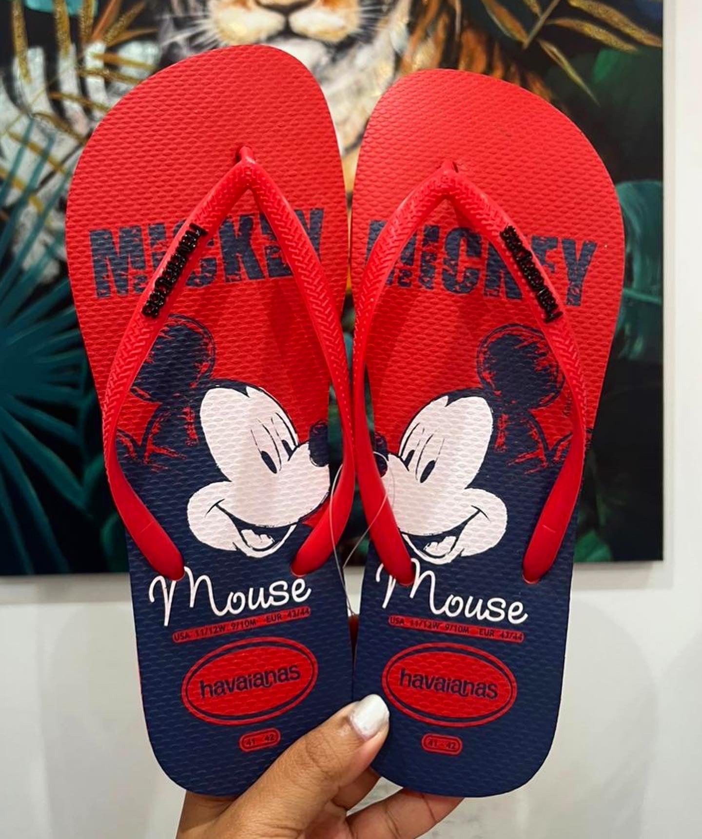 Havaianas Slim Disney Mickey Red