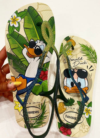 Havaianas Luna Disney Duck Verde