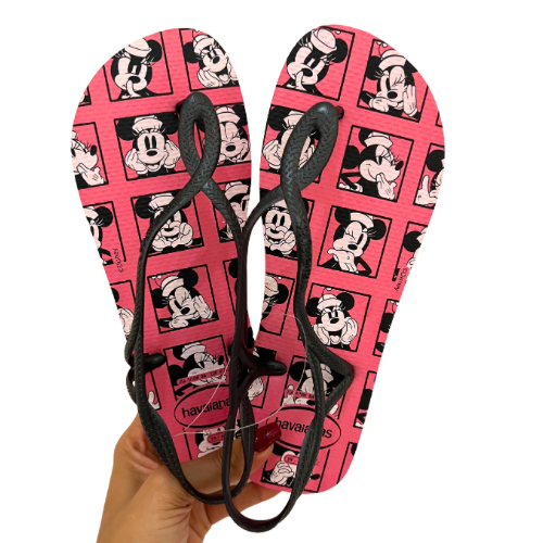 Havaianas Luna Disney Minnie Rosa