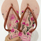 Havaianas Slim Logo met Organic Rosa