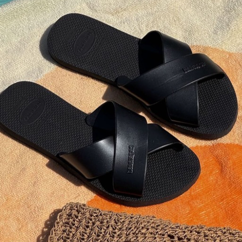 Havaianas Chic Petro avec un bijou