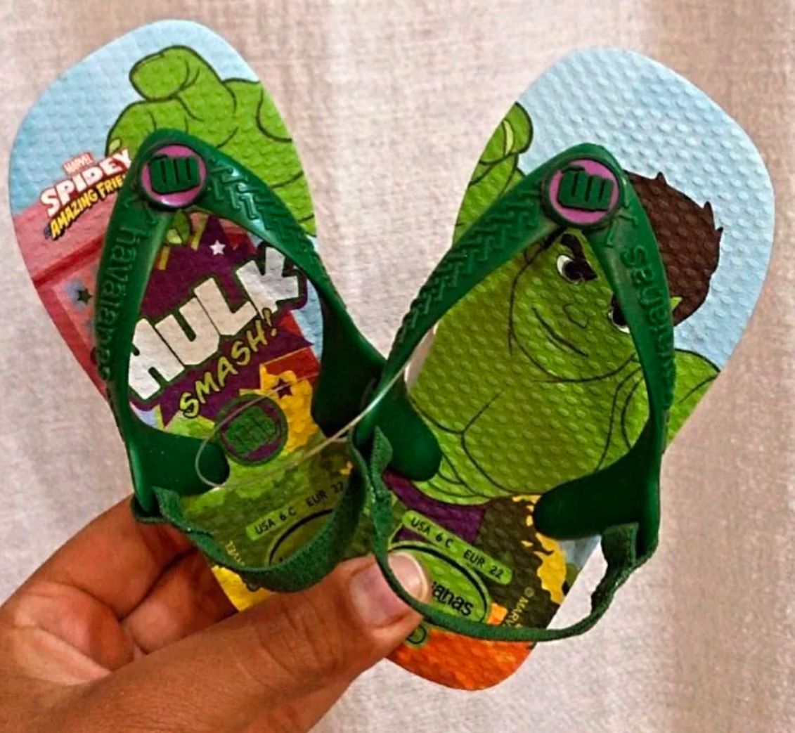 Havaianas Baby Hulk