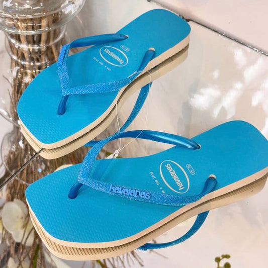 Havaianas Square Glitter Blue