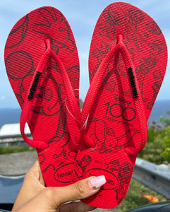 Havaianas Slim Disney 100 ans Collector Vermelho