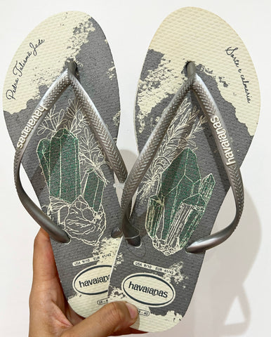 Havaianas Slim Talisma Jade