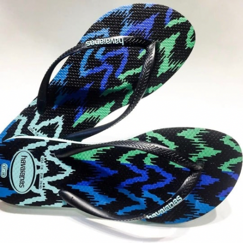 Havaianas Slim Tribal Blue