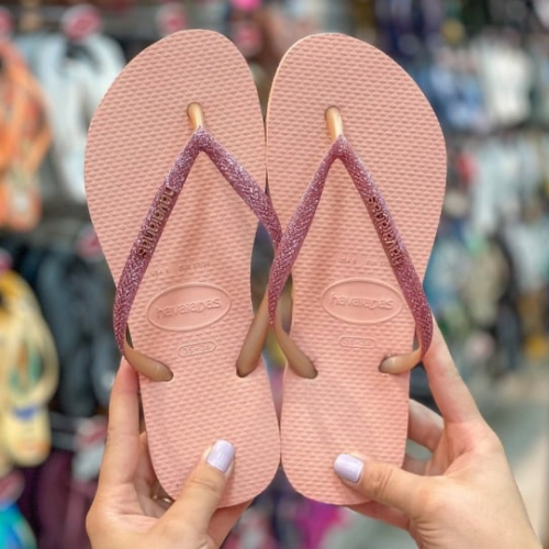 Havaianas Slim Glitter Rosa