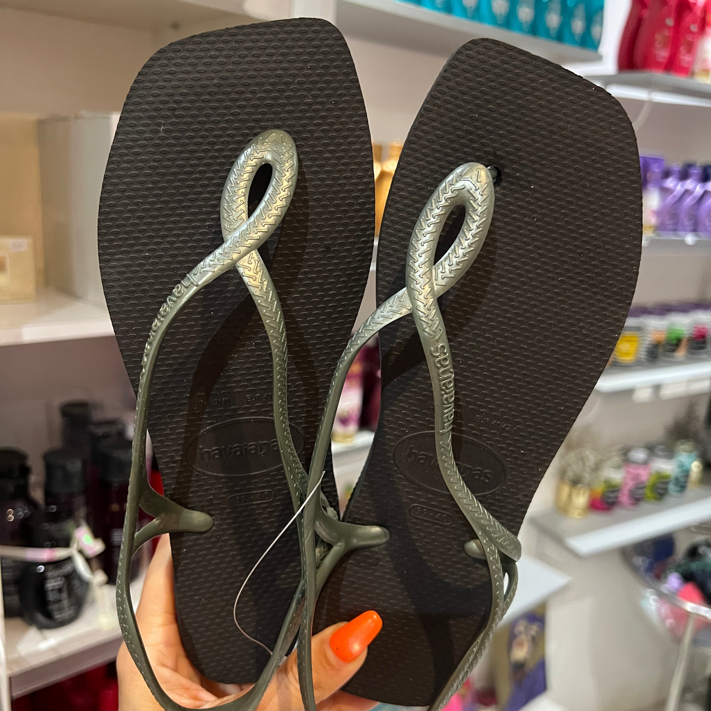 Havaianas Luna Square Preto verde
