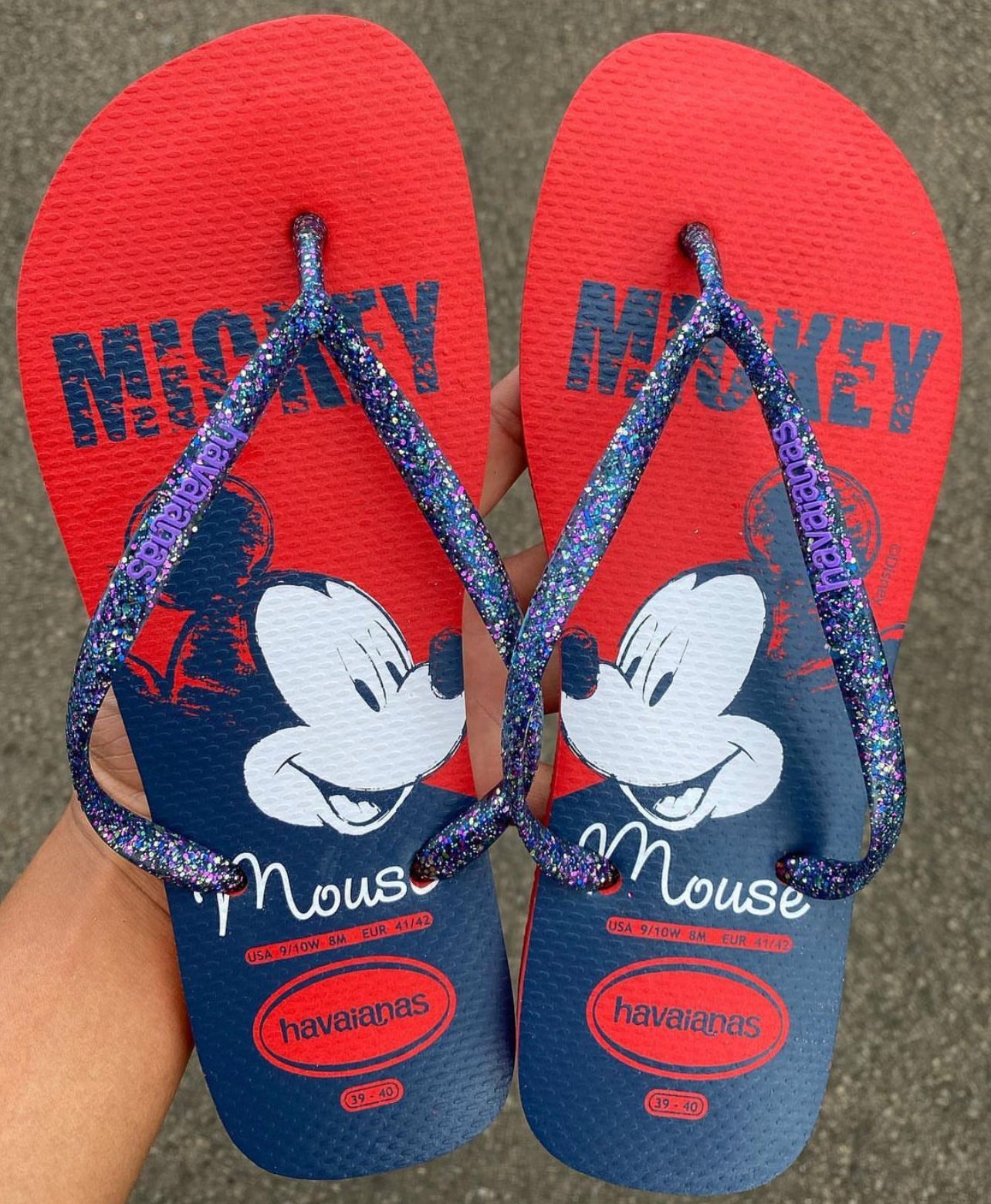 Havaianas Slim Disney Mickey Red Roxo