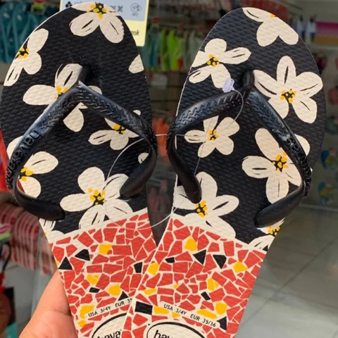 Havaianas Flat Flower Petro