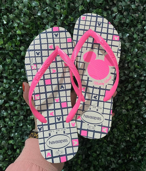 Havaianas Disney Slim Minnie Rosa 2025