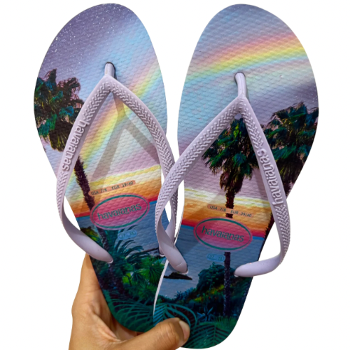 Havaianas Slim Paysage Roxo