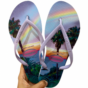 Havaianas Slim Paysage Roxo