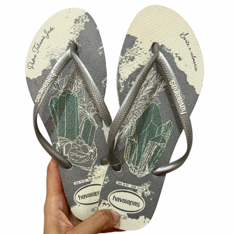 Havaianas Slim Talisma Jade