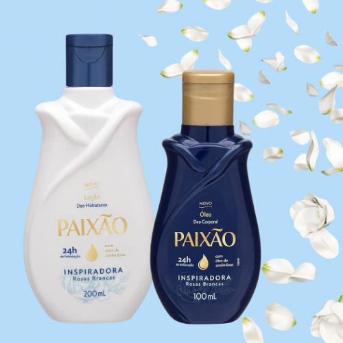 Kit Paixao Rosas Brancas