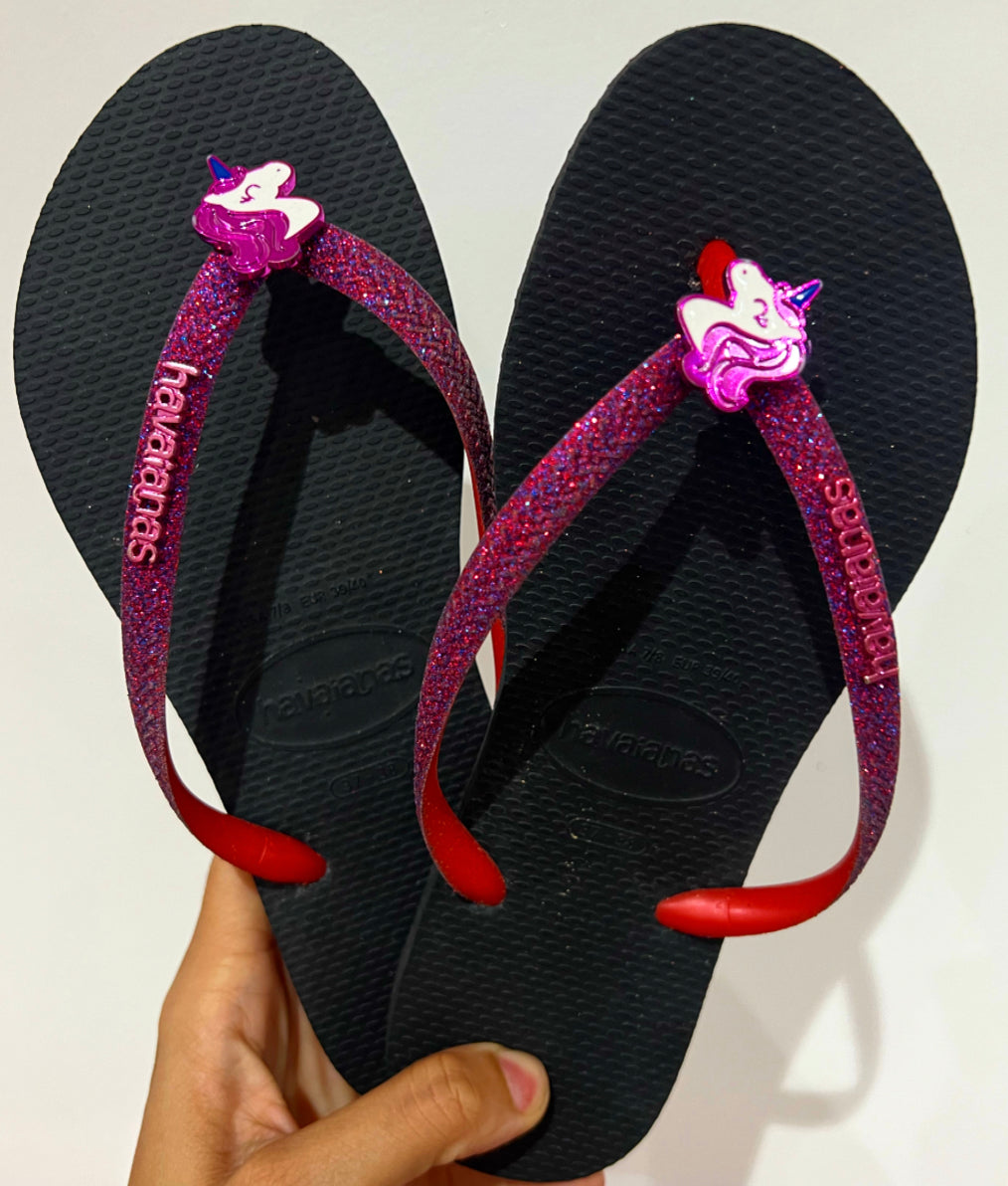 Havaianas Slim Black Magic Unicorn