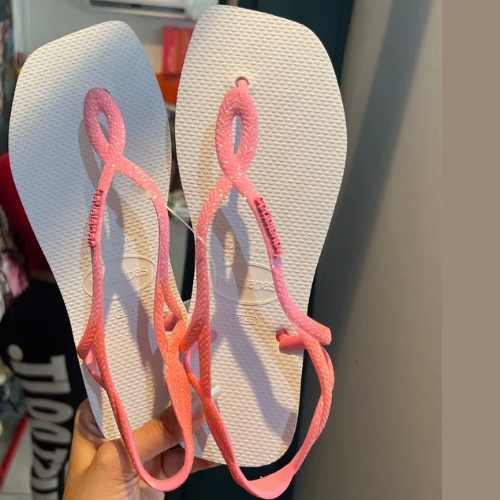Havaians Luna Glitter Square Rosa