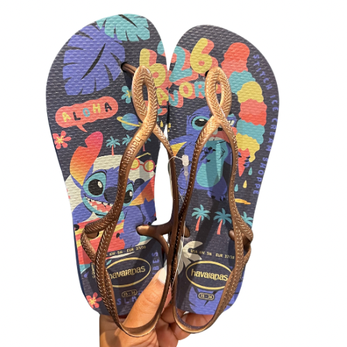 Havaianas Luna Stitch Blue Bronze