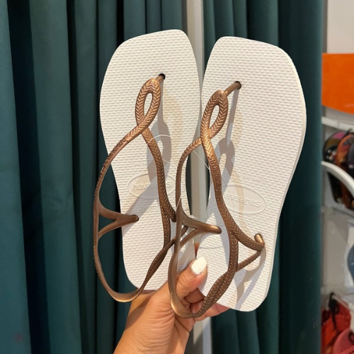 Havaianas Luna Square Branco Bronze