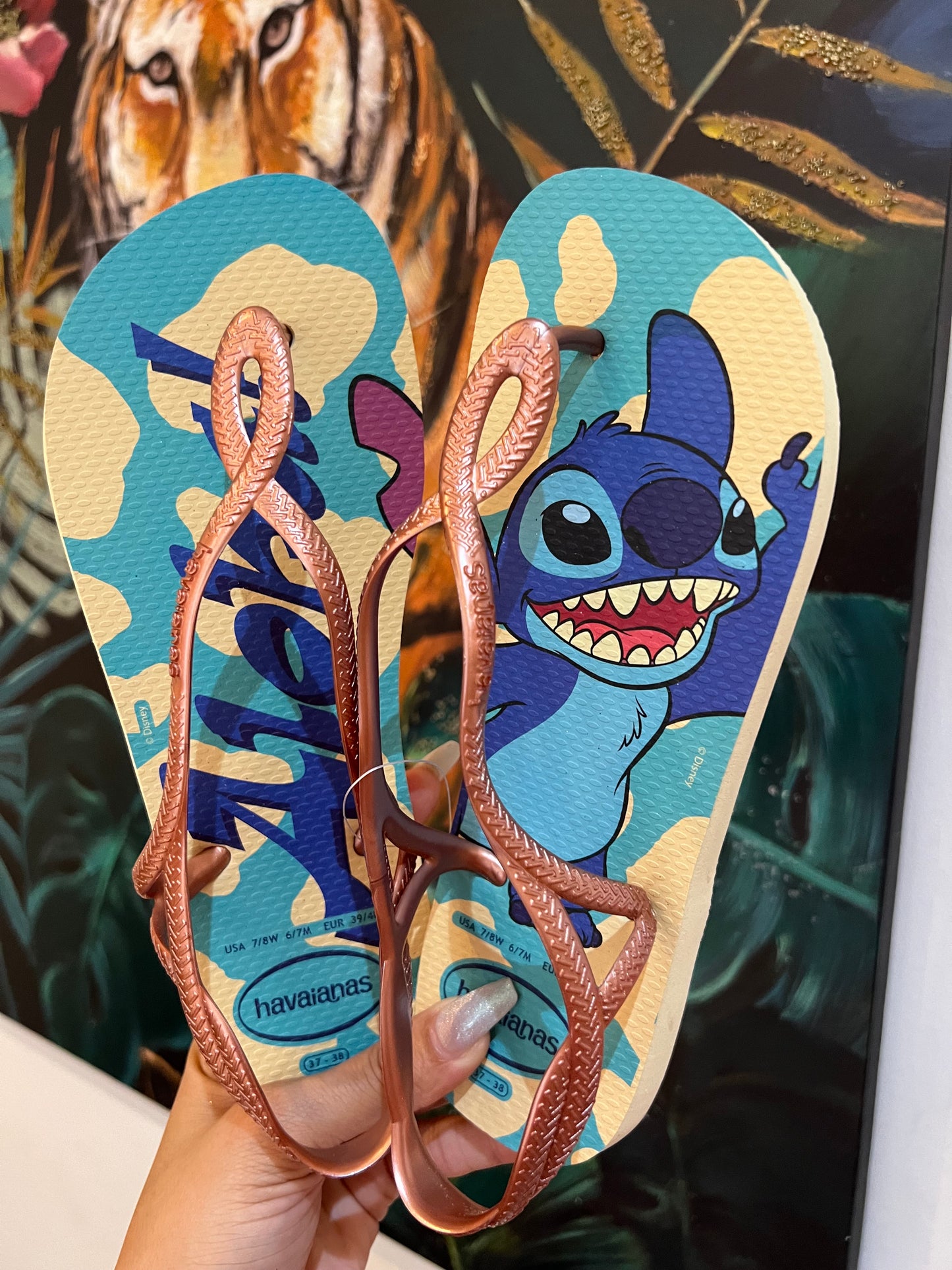 Havaianas Luna Stitch Aloha Blue