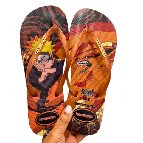 Havaianas Naruto X Kurama