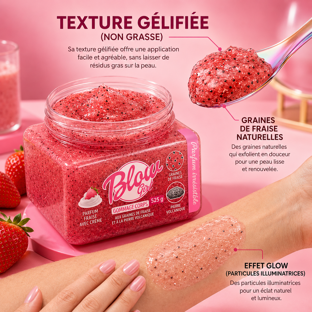Blow girl exfoliant innovant