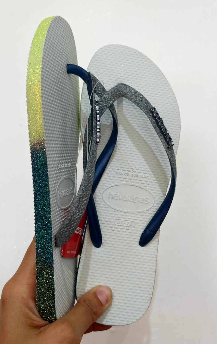 Havaianas Slim D Glitter Verde O