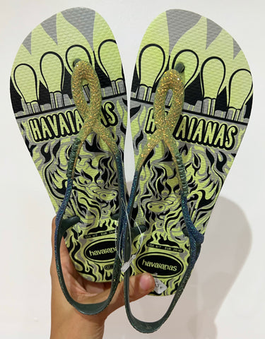 Havaianas Luna Dragon Phosphorescente Verde