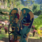 Havaianas Luna Stitch Aloha Glitter Verde + Bijou