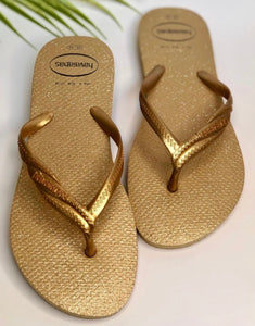 Havaianas Fantasia Glitter Gold