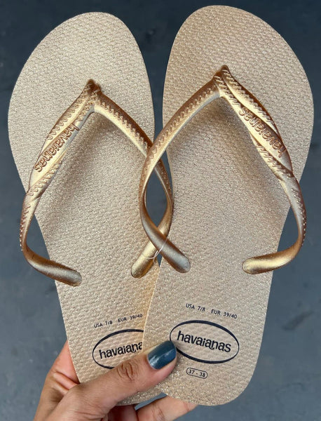 Havaianas Fantasia Glitter Gold