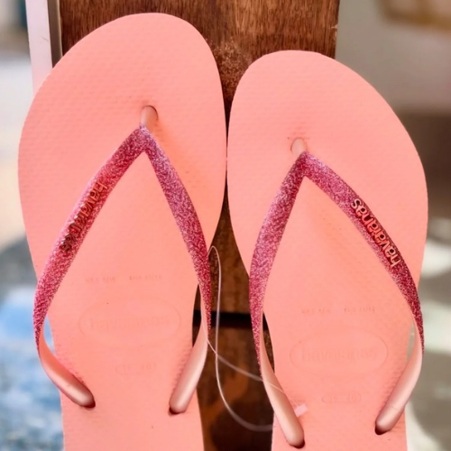 Havaianas Slim Glitter Rosa