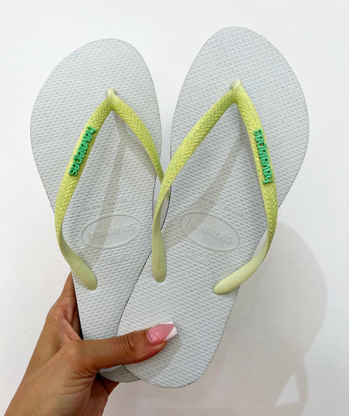 Havaianas Slim Star Glitter Verde Dg